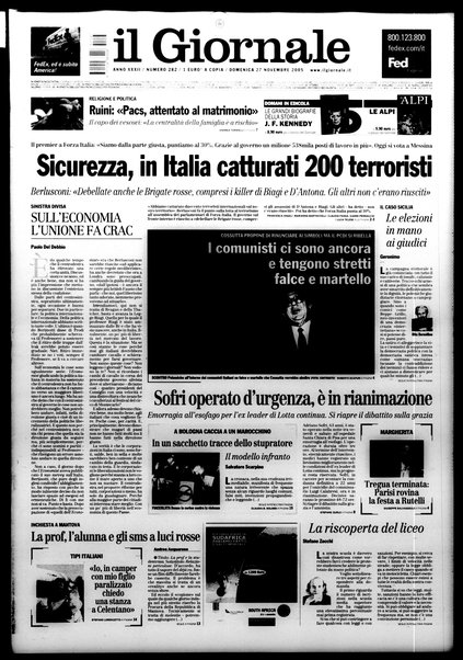 Il giornale : quotidiano del mattino